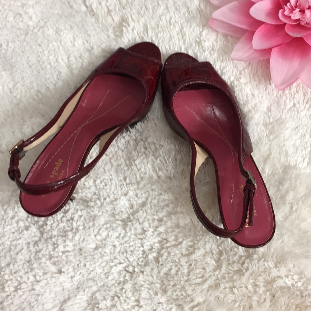 🌸FREE🌸Kate Spade Open Toe Slingback Heels